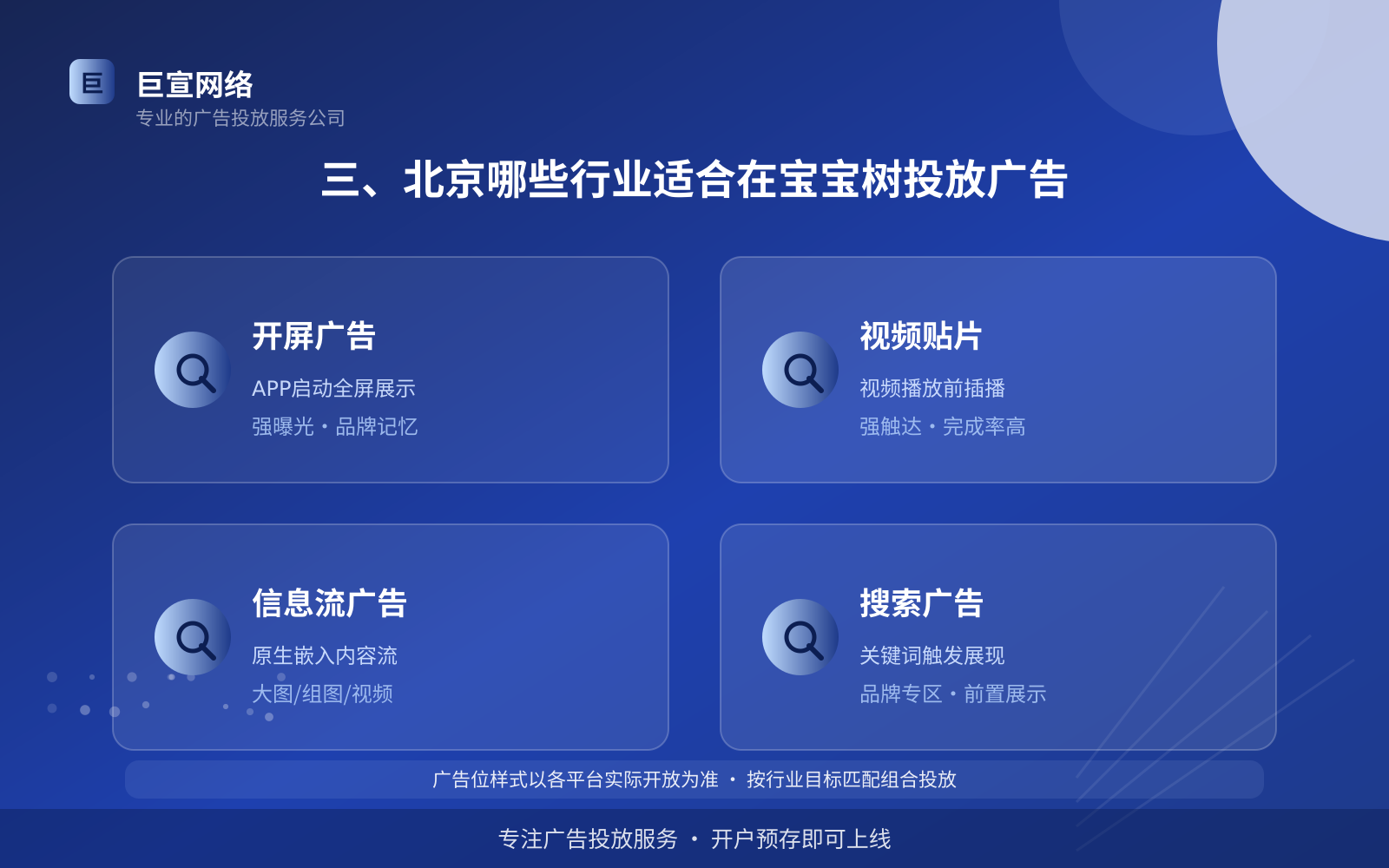 三、北京哪些行业适合在宝宝树投放广告（效果数据维度）